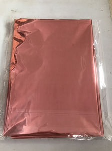 Vật Nuôi Sáng Rose Gold Khăn Trải Bàn Sinh Nhật Đảng Trang Trí Nguồn Cung Cấp Tăng Vàng Hai Mặt Nhôm Lá Khăn Trải Bàn - Product Image 4