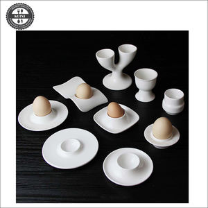 Huevera de cerámica Soporte de porcelana Desayuno Cocinar hervido Fácil de limpiar Recuerdos de la infancia Cocina - Product Image 2