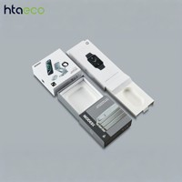 Emballage en boîte en pâte à papier moulée compostable de qualité supérieure pour produits biologiques de luxe - Boîtes intérieures et extérieures avec un design exquis