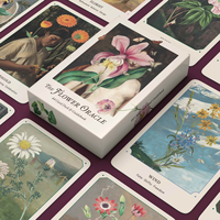 Jeu de tarot éducatif personnalisé avec un ensemble complet de 78 cartes, incluant les Arcanes Majeurs et Mineurs