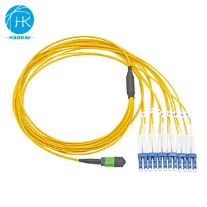 Sarı renk 9/125 Sm Lszh Simplex Sc-p Apc Upc yama kablosu Fiber optik kablo çin'de yapılan