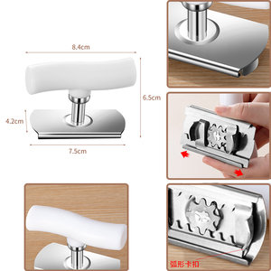 Adjustable Stainless Steel & ABS Jar Opener for Bottles and Jars <b>Kitchen</b> <b>Accessory</b> for 3-9.5CM Lids - Product Image 5