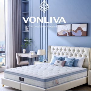 VONLIVA Muebles de Dormitorio Modernos para Hotel, Cama Dream Sleep con Colchón Enrollable de Espuma Viscoelástica, Espuma de Poliuretano y Resortes Encapsulados - Product Image 6