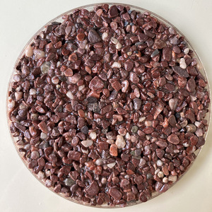 Peinture universelle à base de résine aqueuse, effet pierre concassée colorée, galets lavés, pour murs et sols, application au pinceau à racler - Product Image 4