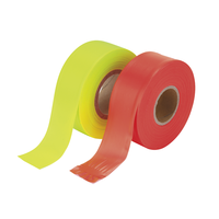 Ruban de marquage forestier non-adhésif en PVC, lumineux et distinctif, pour balisage de sentiers