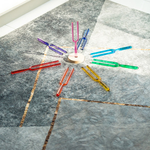 Juego de Diapasones de Cristal de Alta Pureza, Diapasón de Cuarzo para Chakra, Instrumento Musical para Sanación por Sonido - Product Image 2