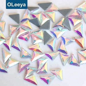 Piedras de Cristal Termoadhesivas de Alta Reflexión y Pegamento Fuerte, Forma Rectangular de 2.5*5mm, Estilo Austriaco, en Oferta - Product Image 3
