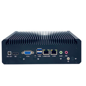 <span class=keywords><strong>PC</strong></span> industrial Intel I5 5350U 6200UBT 8257U 1235U Triple pantalla integrada soporte Win10 Win11 Linux Dual LAN sin ventilador Mini <span class=keywords><strong>PC</strong></span> - Product Image 1
