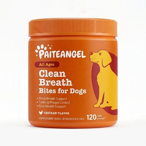Masticables para el Cuidado Bucal de <span class=keywords><strong>Perros</strong></span>, Suplemento para el Control del Sarro y la Placa con Extracto de Té Verde, 120 Unidades, Marca Privada - Product Image 6