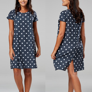 Abito da Allattamento Traspirante e Discreto per Donne, Vestito Estivo per Allattamento, Abito <span class=keywords><strong>Premaman</strong></span> - Product Image 6