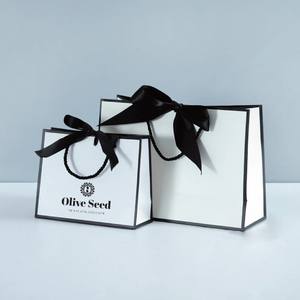 Fashion Custom Retail Clothing Shoe Gift Mailer Paper <b>Jewelry</b> <b>Bags</b> Handle Packaging Printed Paper Shopping <b>Bag</b> For Sweater Cloth - Product Image 1