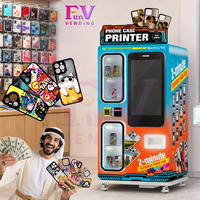 Machine distributrice d'étuis de téléphone intelligents à écran tactile Funvending, très vendue - Personnalisation, Stérilisation UV, Nettoyage automatique