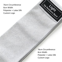 Bandes de Résistance en Tissu Antidérapantes pour Exercices, Bandes de Résistance en Boucle, Bandes pour Hanches et Fessiers, Personnalisables