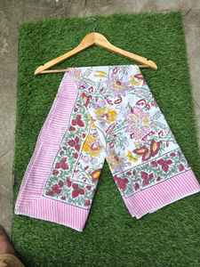 Hand Block Print Cotton <b>Sarong</b> Lightweight Breathable Beach <b>Wrap</b> Versatile Summer Clothing Accessory With Soft Natural Fabric - Product Image 2