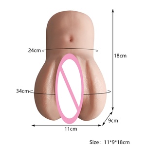 Masturbador Masculino Realista de Doble Canal 3D, Vagina de Silicona Suave, Vagina Artificial Anal para Hombres - Product Image 2
