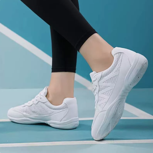 <span class=keywords><strong>Scarpe</strong></span> da Cheerleading 2105 per Donne, Sneakers Bianche da Ballo, <span class=keywords><strong>Scarpe</strong></span> Jazz con <span class=keywords><strong>Suola</strong></span> Morbida per Fitness, Allenamento, Danza, Camminata, Palestra e Sport - Product Image 4
