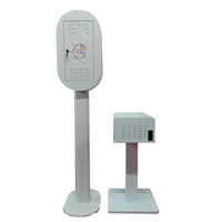 Nouvelle Machine Photobooth DSLR 2026 avec Coque et Support pour iPad, Photobooth Ovale Mobile pour iPad 12.9 avec Imprimante pour Événements et Fêtes 360