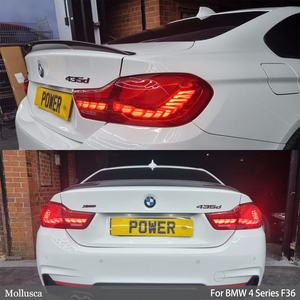 For 4 Series F36 4Door Cran Coupe P Style Carbon Fiber <b>Rear</b> <b>Spoiler</b> Trunk Wing 2014-2019 - Product Image 6