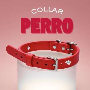 Collare per Cani YOMMY con Stampa Zampa Rossa, Regolabile, Fibbia in Metallo Resistente, Design di Sicurezza - Product Image 6
