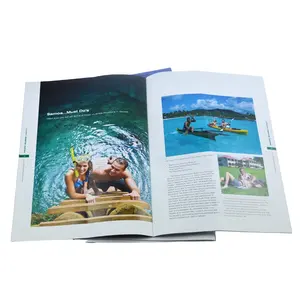 High Quality Art Paper Four Color Printing Fashion Softcover Magazine with Matt lamination and Spot UV