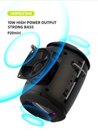 Hopestar P20 Mini Enceinte Portable Étanche pour Extérieur, Sans Fil, Sportive, Son Surround 5W, Fonction Téléphone Mobile, Application, Ordinateur