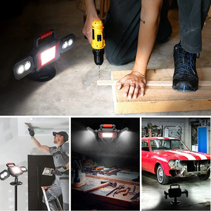 Rechargeable Work <b>Light</b> Super Bright Magnetic With Battery Waterproof Portable Cordless Job Lighting for Garage WD-ST28 4400mAh - Product Image 4