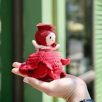 Finition Crochet Réversible Rose Fée Amigurumi Crochet Rose En Peluche Crochet Fée Poupée Crochet Fleur Cadeau Pas De Motif