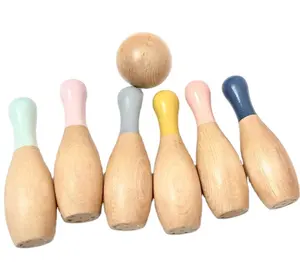 Hersteller direkt Holz Bowling angepasst verschiedene Spezifikationen von Bowling-Set