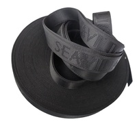 Sangle Jacquard en Polypropylène (PP) Haute Ténacité 25mm 38mm Épaisse Noire et Autres Couleurs Nylon Polyester 25mm 38mm en Gros