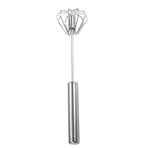 Batidor de huevos manual de acero inoxidable, herramienta de repostería doméstica de tamaño pequeño, mediano y grande, mezclador para batir huevos y crema - Product Image 5