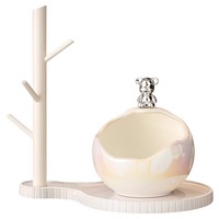 Meuble à chaussures en céramique de luxe haut de gamme avec porte-clés et rangement pour ornements, décoration d'entrée pour salon