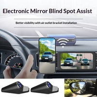 Caméra de tableau de bord WiFi à double objectif 2K+1080P, écran tactile, rétroviseur d'angle mort, vision nocturne 120° °   Enregistreur DVR de voiture