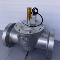 Katup Pemutus Gas Darurat Elektromagnetik DN150 Aplikasi Umum Bonnet Besi Cor Struktur Cakram PVC Model Stop