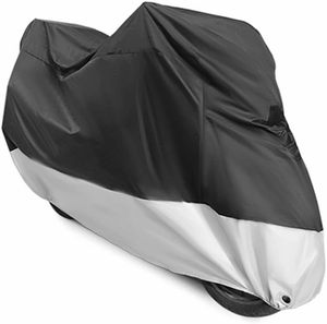 Housse de <span class=keywords><strong>moto</strong></span> imperméable et coupe-vent personnalisée avec logo 190T pour VTT noir - Product Image 1
