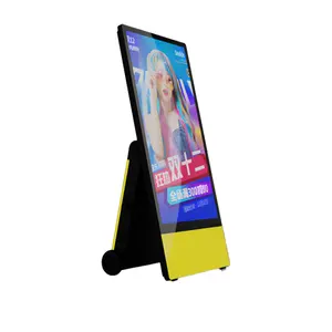 Ip65 Outdoor Portable Battery Powered Waterproof Advertising Player 4g Battery Powered Android System Digital Poster