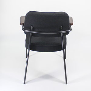 Usine <span class=keywords><strong>prix</strong></span> cadre en acier accoudoir en bois chaise nordique Jean prouvé direction chaise restaurant dinant le <span class=keywords><strong>fauteuil</strong></span> - Product Image 4