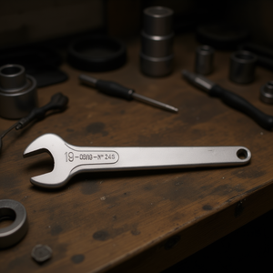 Open End <b>Wrench</b> 9mm Metric Size For Mechanical Repair Tools - Product Image 3