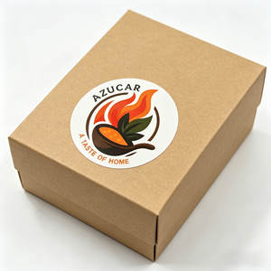 สติกเกอร์ติดอาหารแบบกำหนดเอง สำหรับร้านขายของชำ ช็อกโกแลต กันน้ำ ทนทาน เป็นมิตรกับสิ่งแวดล้อม กระดาษกาวคุณภาพสูง ดีไซน์สวยงาม - Product Image 4