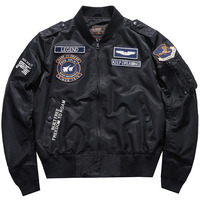 Veste décontractée pour homme en cuir véritable, coupe ample, brodée, coupe-vent, respirante, écologique, avec logo frontal, style streetwear