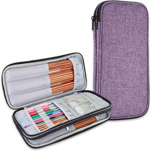 BSCI Factory Needlework Project DIY <b>Knitting</b> <b>Needles</b> Accessories Organizer Bag Crochet Hooks <b>Case</b> Supplies - Product Image 1