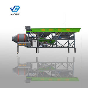 Planta Mezcladora de Concreto Móvil Pequeña, Conjunto Completo de Componentes Principales que Incluyen Motor, Correa Transportadora, Caja de Cambios, PLC y Rodamientos - Product Image 2