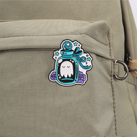Pin Enamel Botol Ramuan Hantu, Bros Logam Gothic, Lencana untuk Jaket, Tas Ransel, Dekorasi Unik untuk Pakaian Sehari-hari dan Pesta