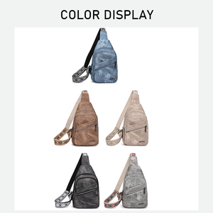 FOUR ONE <span class=keywords><strong>Sac</strong></span> <span class=keywords><strong>de</strong></span> <span class=keywords><strong>poitrine</strong></span> tendance en PU, personnalisable, imperméable, mode ODM/OEM, <span class=keywords><strong>sac</strong></span> pour <span class=keywords><strong>femme</strong></span> avec bandoulière réglable et pochette pour téléphone - Product Image 5