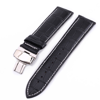 Bracelet de montre en cuir HUANLONG, boucle à ardillon en cuir véritable de première qualité, bracelet de montre intelligente de luxe, imperméable et respirant