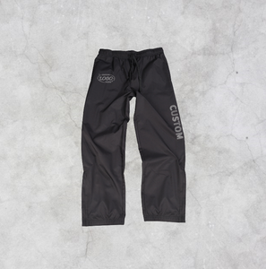 Pantalones de chándal informales con logotipo personalizado, rectos, desgastados, de gran tamaño, impermeables, transpirables, ecológicos, antiarrugas, de nailon, pesados - Product Image 5