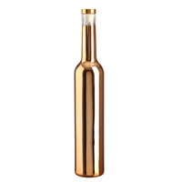 Bouteilles en verre rondes classiques Offre Spéciale 500ml 700ml 1000ml pour whisky de brandy de vin rouge avec bouchons en caoutchouc pour boîtes de nuit Bars