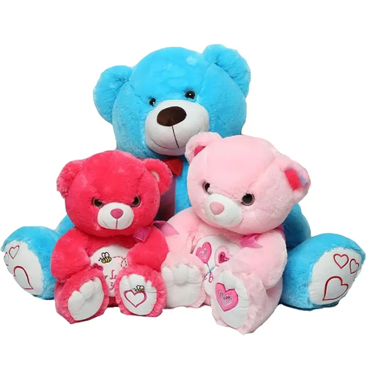Manufacturers teddy bear holiday gift pv plush with pillow direct love doll teddy bear plush toy doll birthday gift bear doll