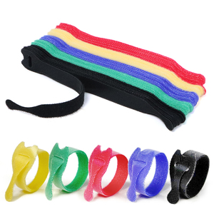 12x125mm thân thiện với môi không thấm nước Nylon quan hệ cáp Back-to-Back móc lưu trữ vòng lặp Dây đai cho nhà văn phòng lớp học tổ chức - Product Image 3