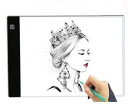 Tableau d'écriture Butterflyed Dessin Tracing Board LED Tracing Pad Transparent pour enfants LED Slim Animation Ultra-mince USB Power A4