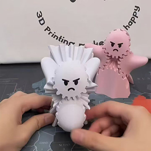 Jouet de décompression fantaisie en PLA imprimé en 3D, Balle Engrenage Fantôme d'Halloween avec fonction de rotation Engrenage Fantôme Souriant et Enfuré - Product Image 5